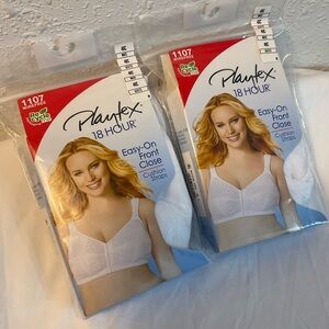 Lot of 2 Playtex 18 hour 48C bra style 1107 wireless